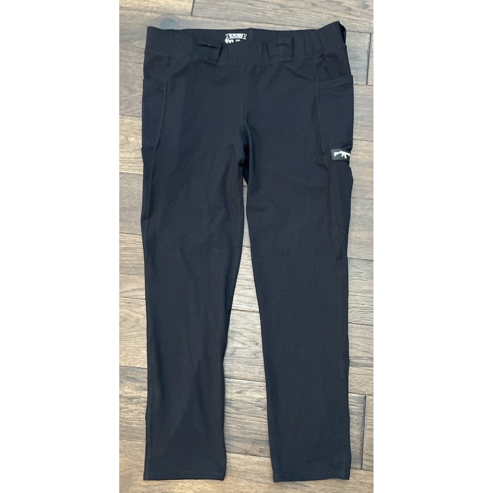 WE THE PEOPLE 2XL Holsters Defender Tactical Black 3/4 Leggings Made in USA